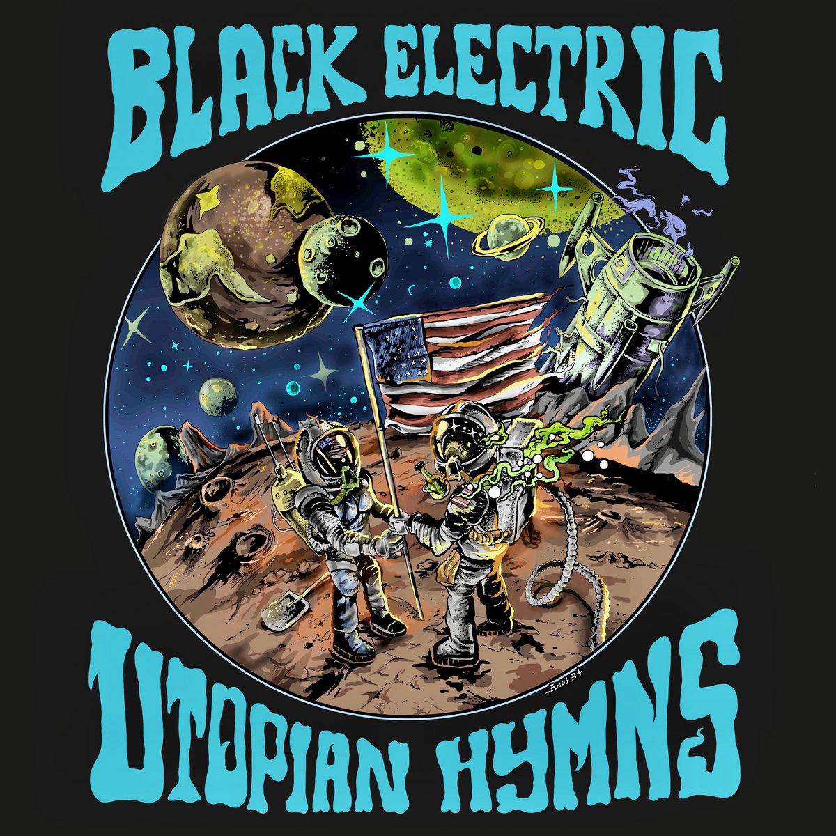 Utopian Hymns — Black Electric cover art